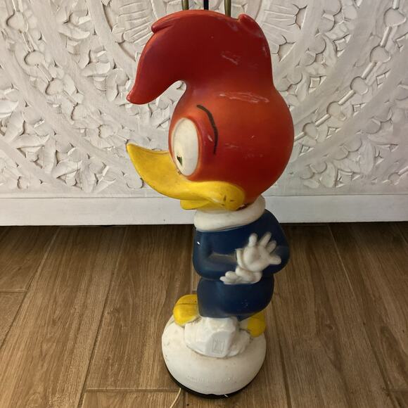 Vtg Woody Woodpecker Lamp Walter Lantz Empire Carolina Enterprise 20" Blow Mold - Picture 3 of 9